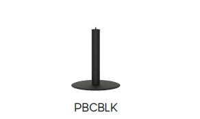 f-Cocoon Fires Pedestal voet Zwart Bio-Ethanol haard