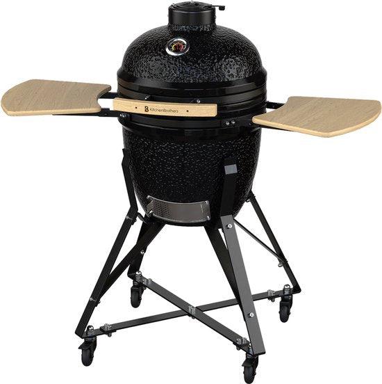 EVIQ - BBQ - Kamado - 18" - Grillmaster - Houtskoolbarbecue – Keramisch