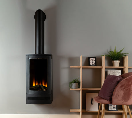 f-British Fires Bramshaw wandmodel met afvoerpijp elektrische sfeerhaard
