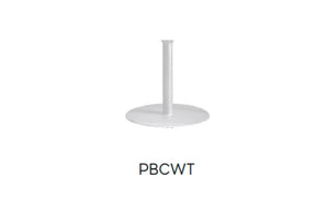 f-Cocoon Fires Pedestal voet Wit  Bio-Ethanol haard