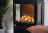 f-Dimplex Mapleton 80 elektrische haard houtset klassiek interieur
