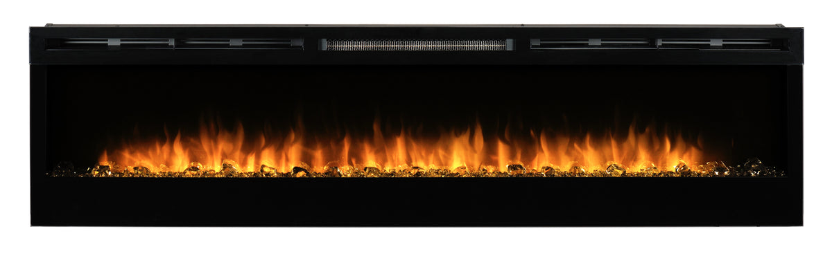 f-Dimplex Prism 74 Front Orange Elektrische Sfeerhaard 