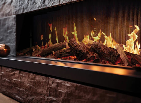 f-Fair Fires Tru Vizion Solutions True Flame 1000 3DX LCD Elektrische Sfeerhaard