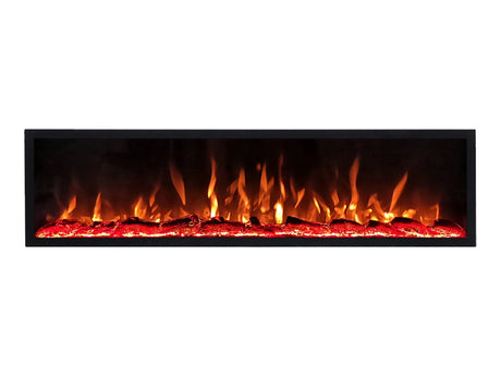 Valerio Fire Deluxe elektrische sfeerhaard 72 inch 182cm rood oranje geel vlameffect
