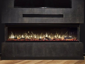 f-Afb 6: Valerio Fire PLATINA elektrische sfeerhaard rood vlameffect

