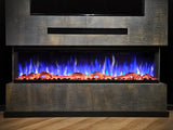 f-Valerio Fire PLATINA 165cm sfeerhaard vlameffect blauw
