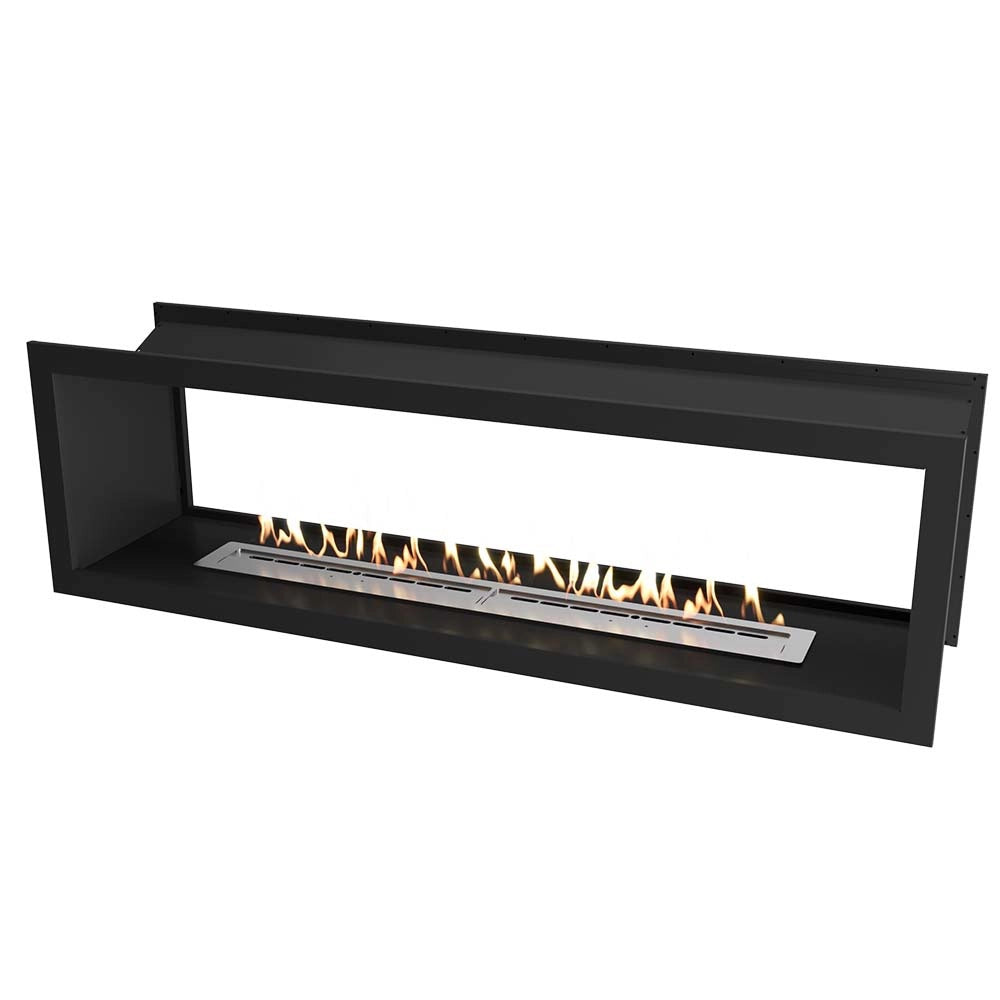 Icon Fires Slimline Firebox 2000 P/C zwart FASCIA (Slimline 1400 Brander)